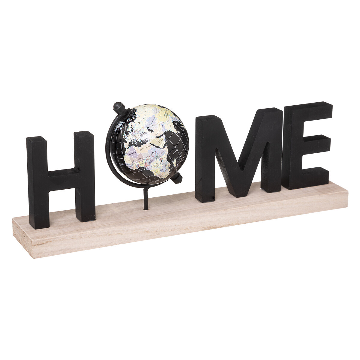 Palabra para Colocar 'Home' Negro, H.13,5 cm Negro