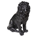 Estatuilla "León" Negro, H.80 cm Negro