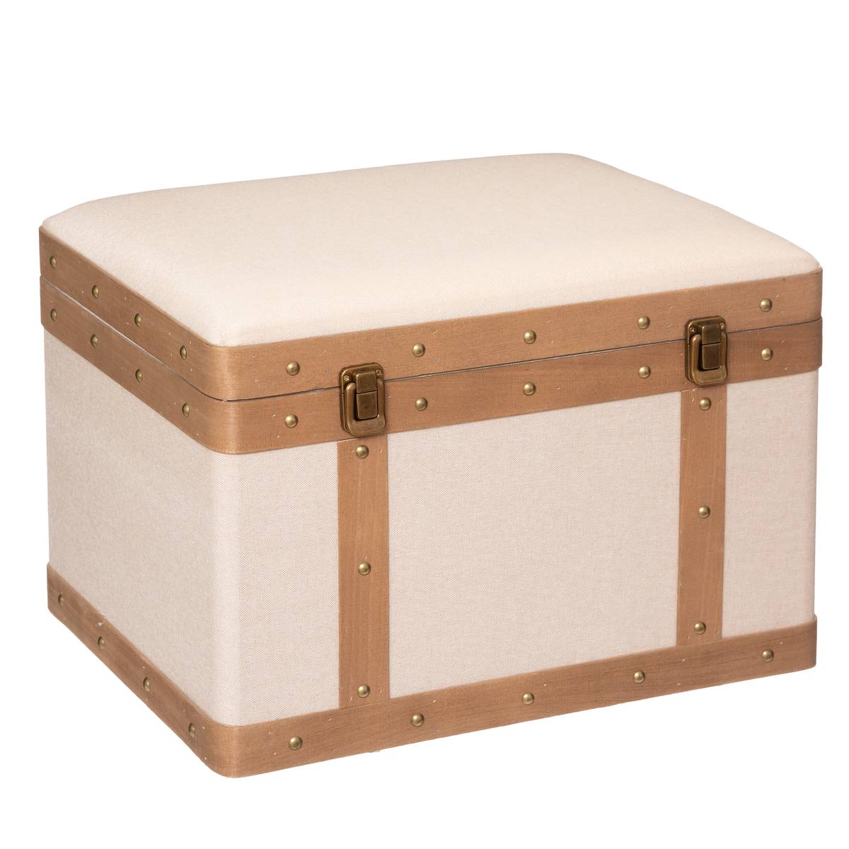 Juego de 3 baúles "Norah" Beige, L.39/44/51 cm Beige