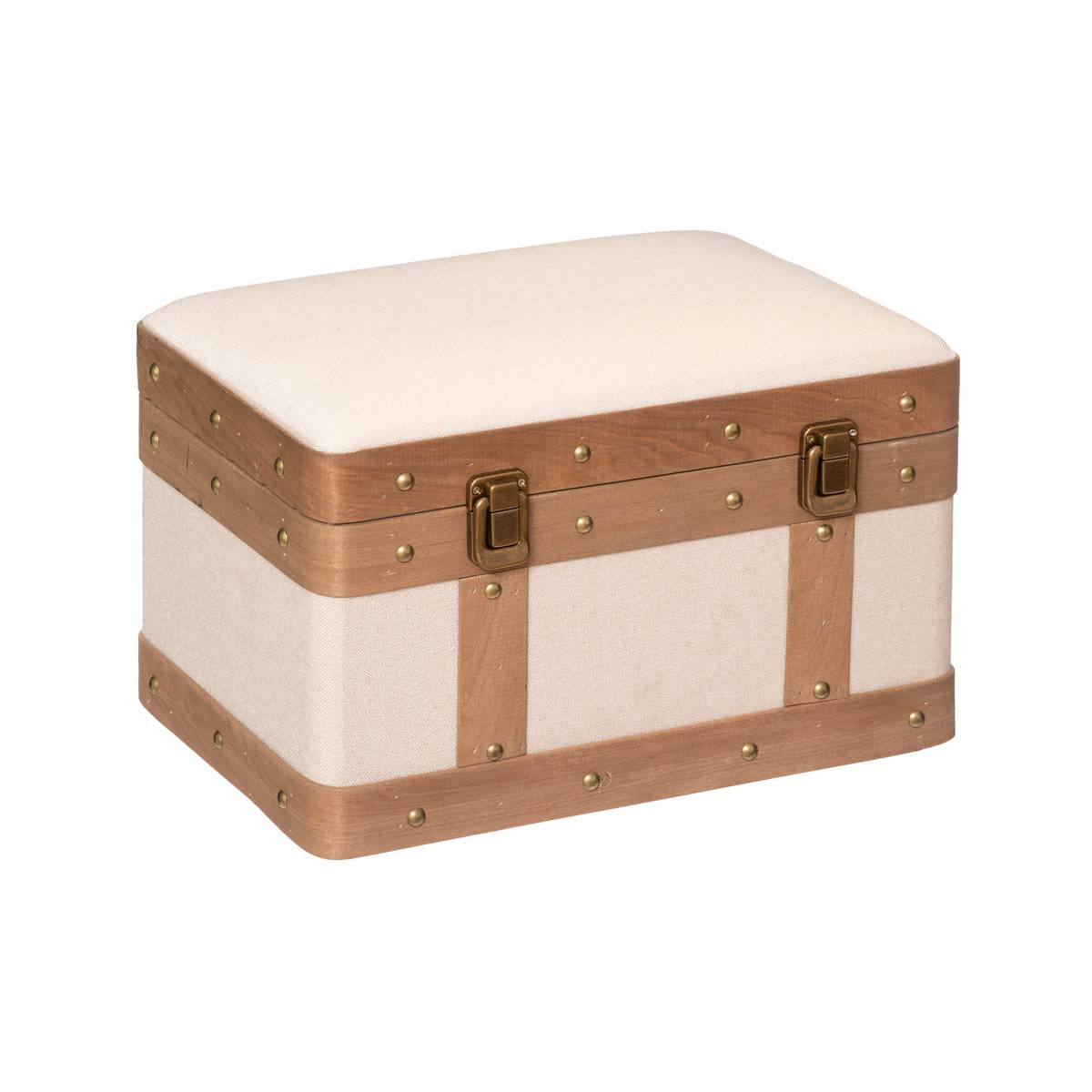 Juego de 3 baúles "Norah" Beige, L.39/44/51 cm Beige