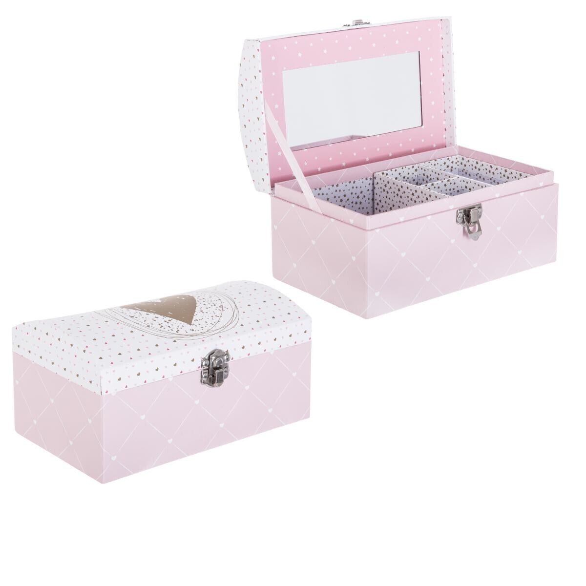 Caja infantil "Demoiselle" Rosa, 20x12 cm Rosa