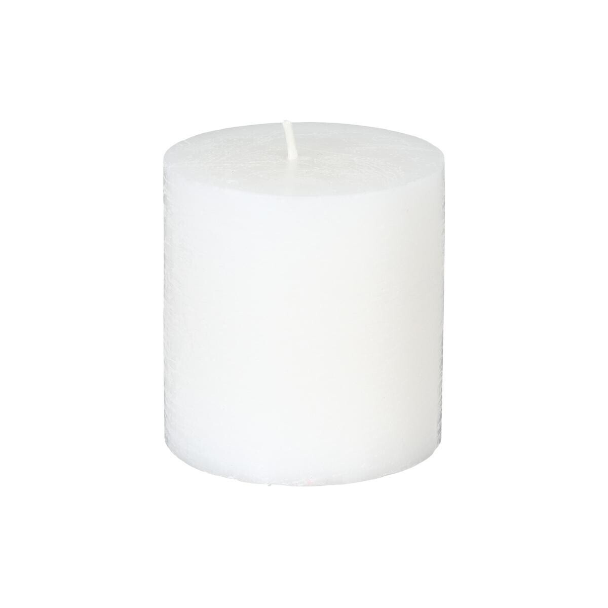 Vela rústica "Olia" Blanco, 220g Blanco