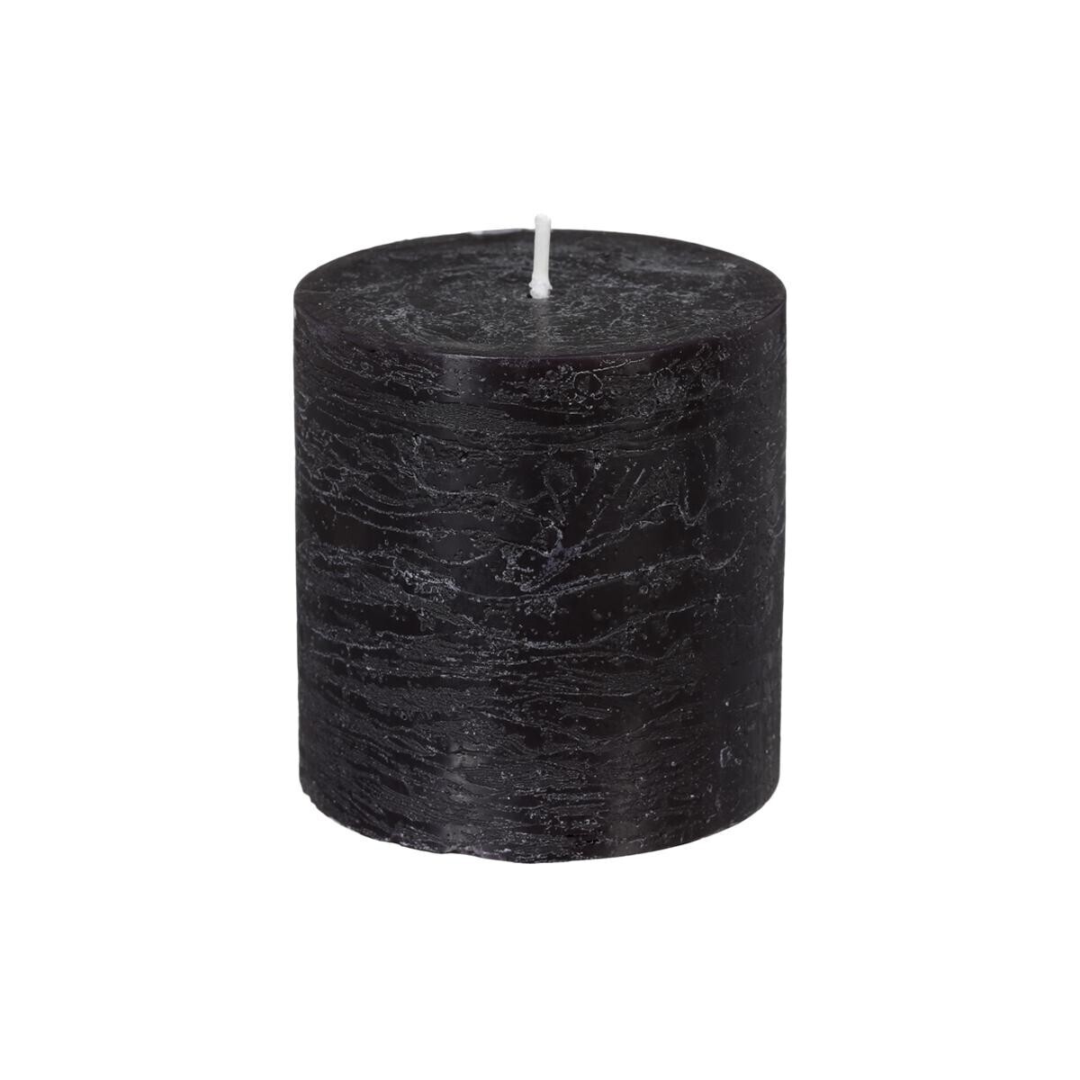 Vela rústica "Olia" Negro, 220g Negro