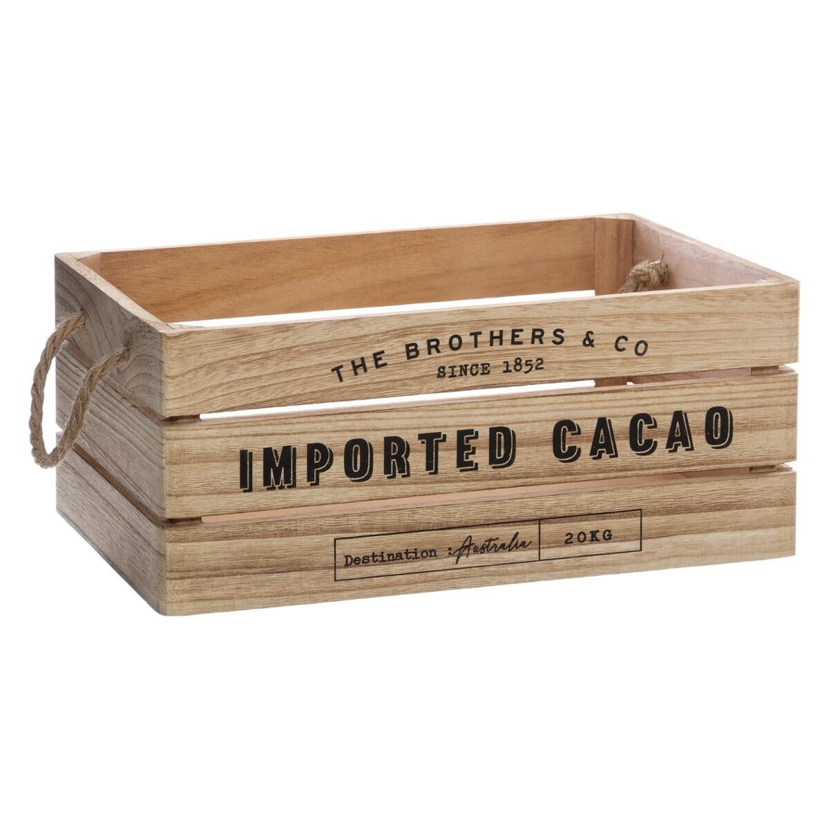 Juego de 3 cajas "Colonial" 3 piezas Beige