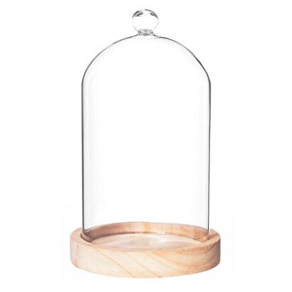 Campana, vidrio h.19 cm