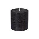 Vela rústica "Olia" Negro, 220g Negro