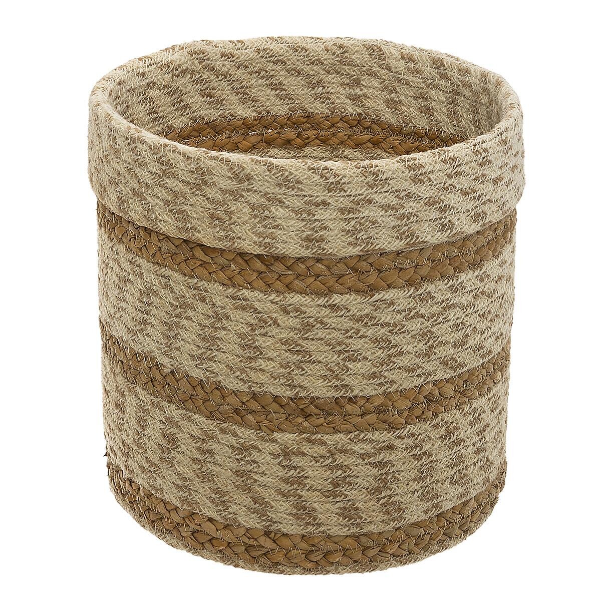 Juego de 4 cestas, yute D.19/23/26/29 cm Beige