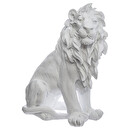 Estatuilla "León" Resina, H.31,5 cm Negro