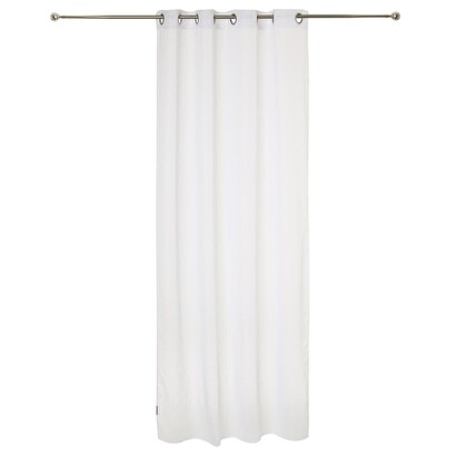 Visillo a rayas blanco, 140x240 cm