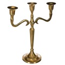 Candelero de metal Dorado, H.27 cm Oro