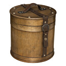 Juego de 2 cajas L.21/26 cm Marr&oacute;n