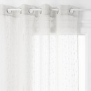 Visillo "Anissa" Blanco marfil, 140x240 cm Blanco marfil