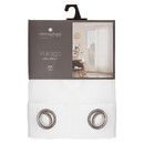 Visillo "Georgette" Blanco, 140x240 cm Blanco