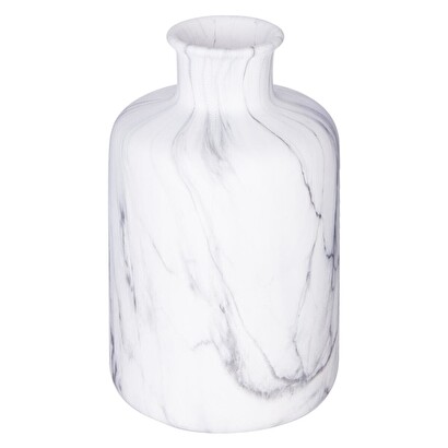 Jarr&oacute;n, m&aacute;rmol blanco, h.18 cm