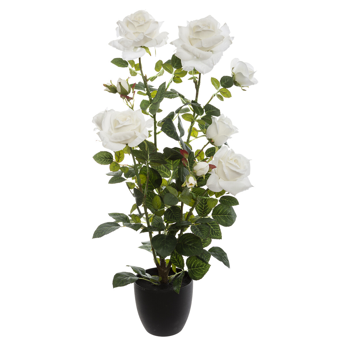 Rosal artificial H.74 cm Blanco