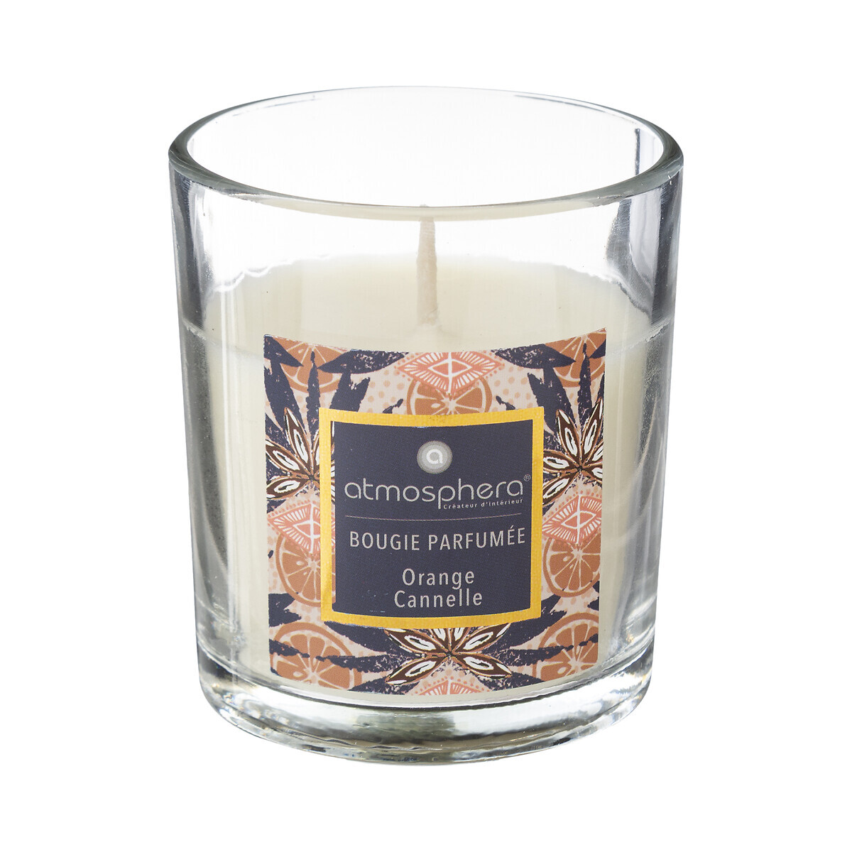 Vela perfumada "Neda" Naranja Canela, 110g Naranja - canela
