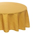 Mantel antimanchas "Etnik" Amarillo mostaza, D.180 cm Amarillo mostaza