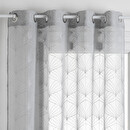 Visillo "Mia" Gris, 140x240 cm Gris