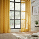 Visillo "Mia" Amarillo mostaza, 140x240 cm Amarillo mostaza