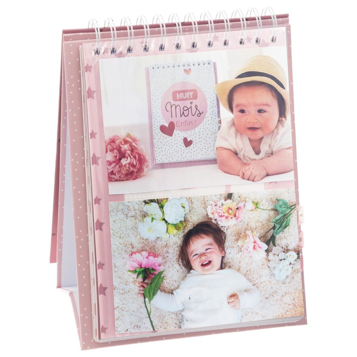 Álbum de fotos con espiral para niños