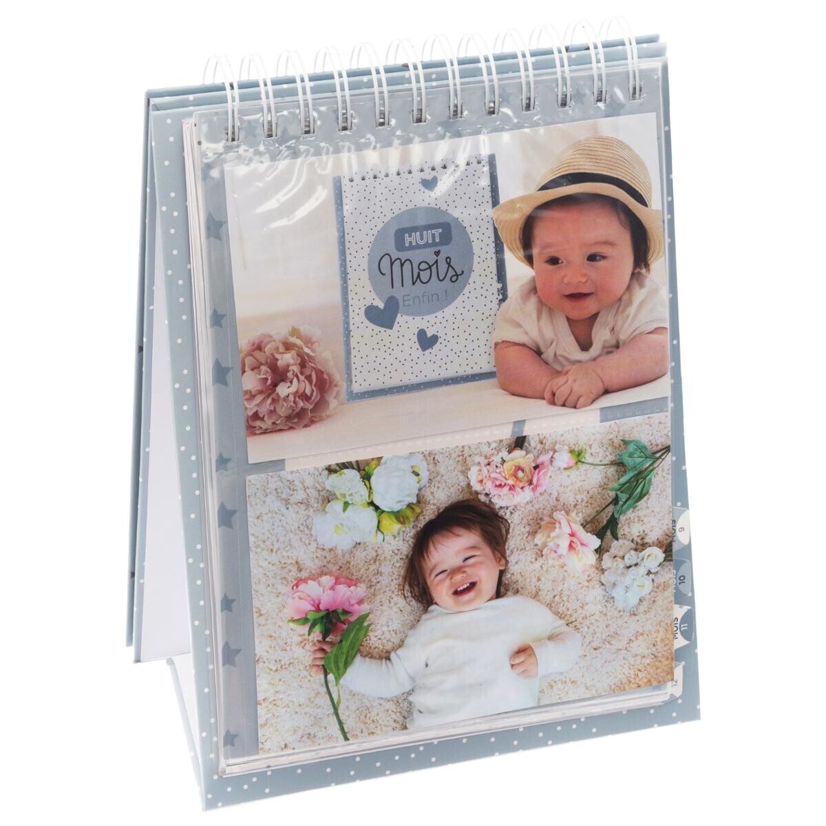Álbum de fotos con espiral para niños
