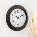 Reloj con Molduras "Ilan" D.40 cm Negro