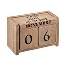 Calendario "Colonial" Beige, 7,5x11 cm Beige