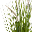 Hierba artificial en maceta "colas de gato" H.70 cm Verde