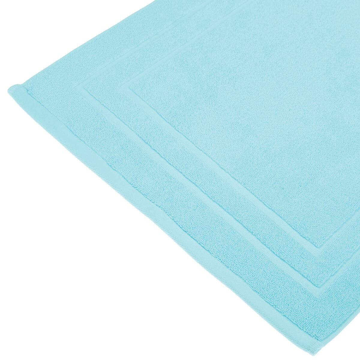 Alfombra de ba&ntilde;o "Praia" Azul turquesa, 50x70 cm, 700 g/m&sup2; Azul turquesa