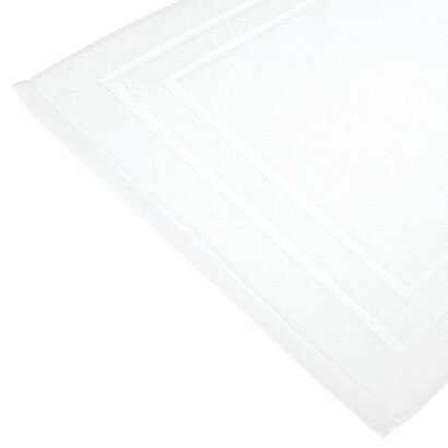 Alfombra de ba&ntilde;o "praia" blanco, 50x70 cm, 700 g/m&sup2;