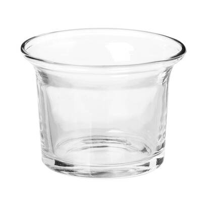 Vela de t&eacute; vidrio agrietado, d.4,6 cm