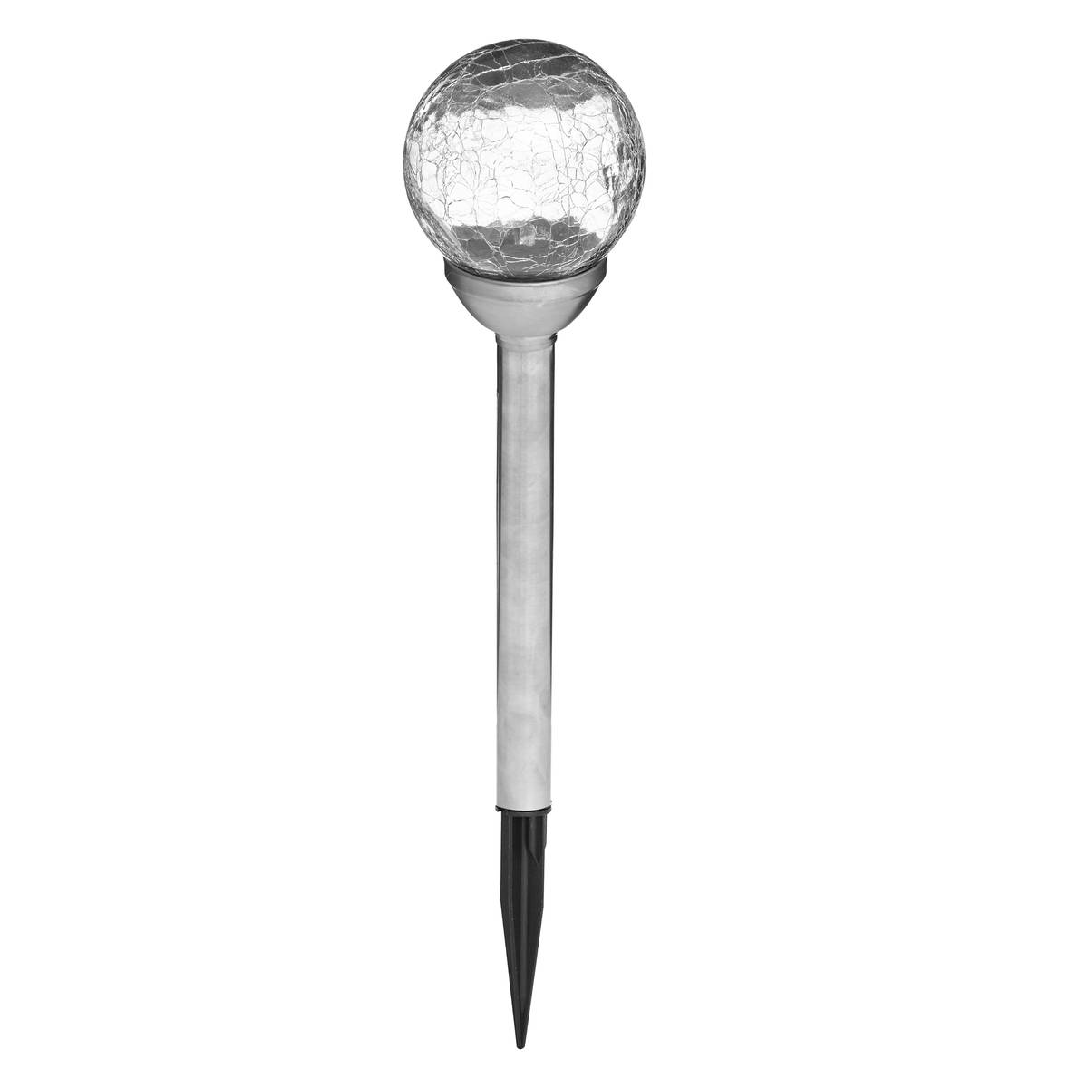 Baliza solar "Nara" Plata, H.44 cm Plata