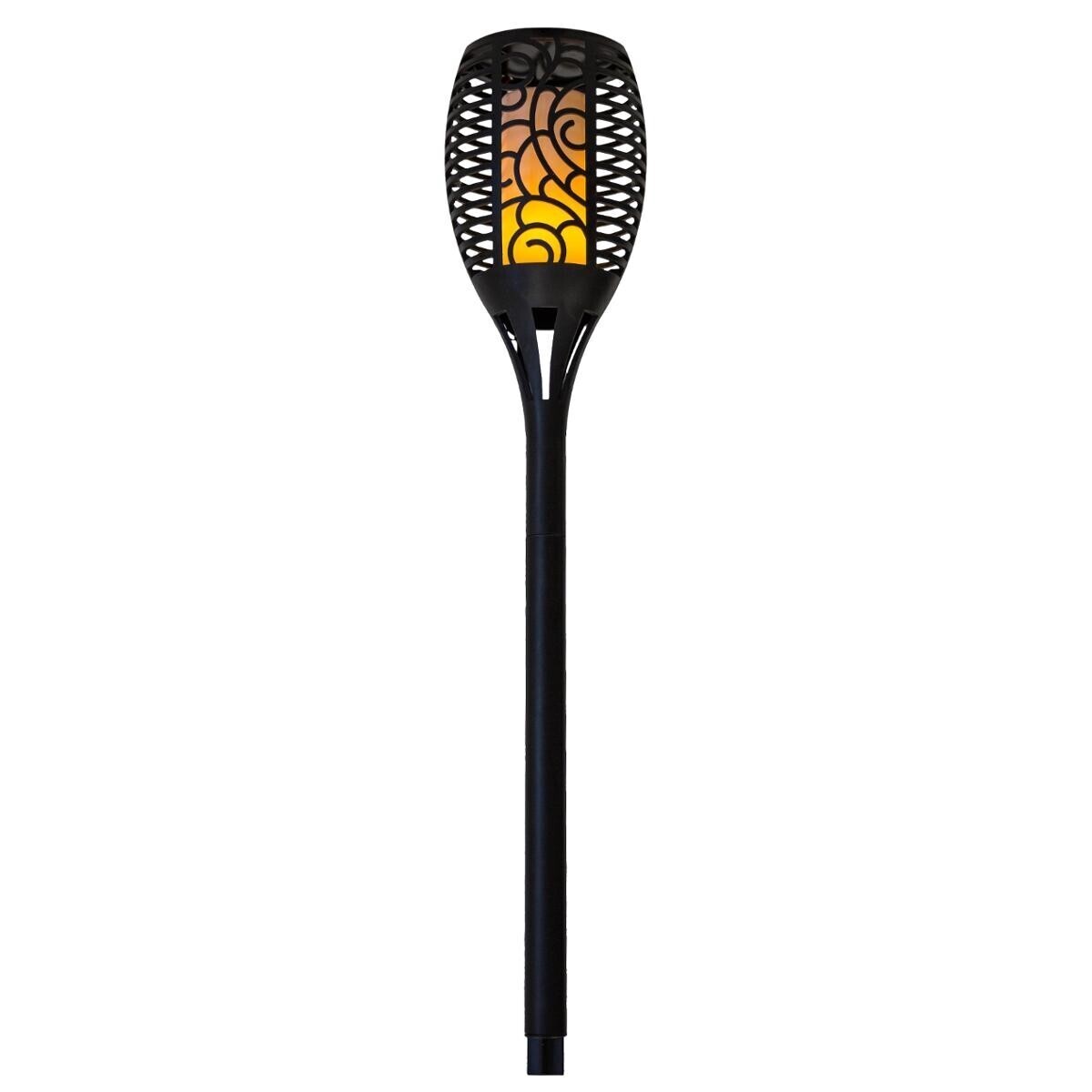 Antorcha solar "Lita" Negro, H.78 cm Negro