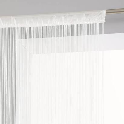 Cortina de hilo blanco marfil, 90x200 cm