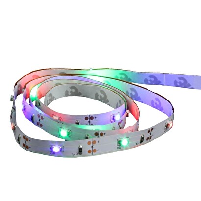 Tira led a pilas multicolor, l.130 cm