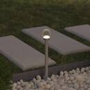 Baliza solar "Nara" Plata, H.44 cm Plata