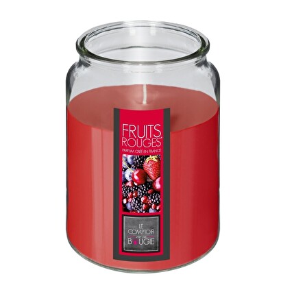 Vela perfumada frutas rojas, 510g