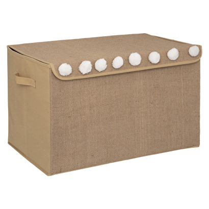 Cofre infantil con borlas 36x57 cm