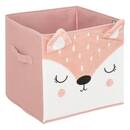 Caja de almacenamiento "Cierva" Rosa, 29x29 cm Rosa