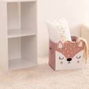 Caja de almacenamiento "Cierva" Rosa, 29x29 cm Rosa
