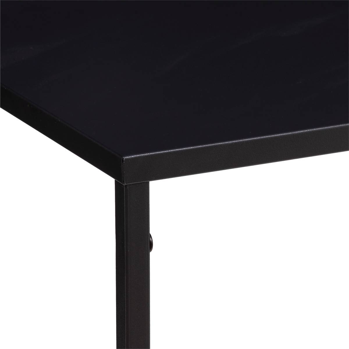 Consola "Gota", metal, negro