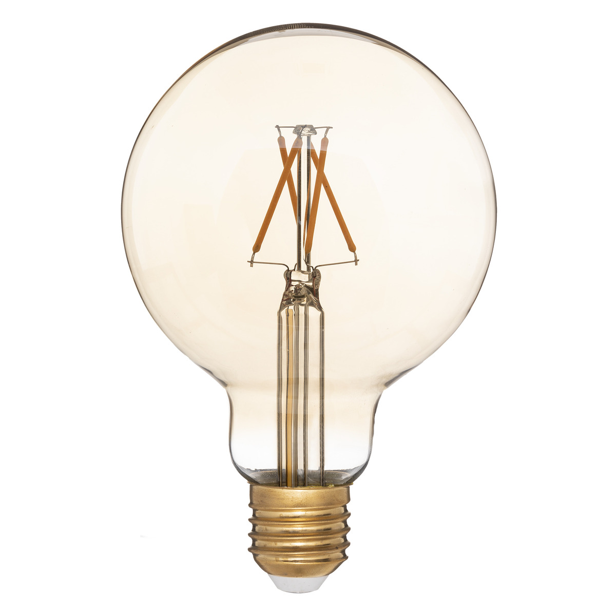 Bombilla LED "Dimm" Ámbar, D.10 cm, E27 Ámbar