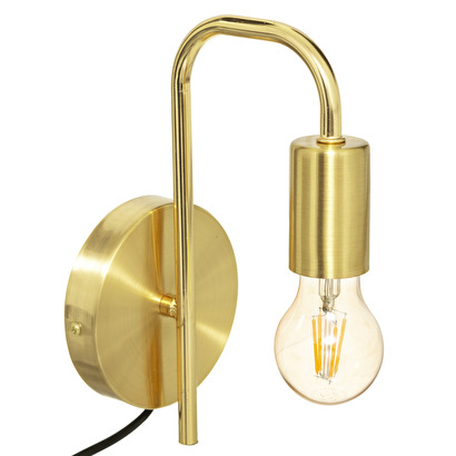 Aplique de pared "keli" dorado, d.12 cm