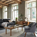 Mueble de TV "Sabor" Acacia, 55x160 cm Madera natural