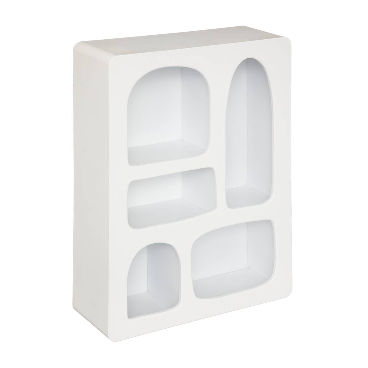 Estante de pared "Rivi" Blanco, 45x65 cm Blanco