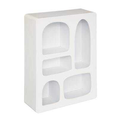 Estante de pared "rivi" blanco, 45x65 cm