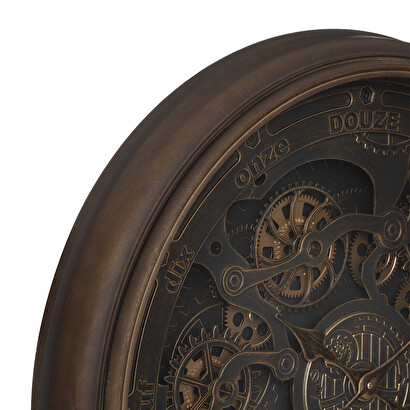 Reloj "alban" vidrio, d.76 cm