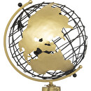 Globo "Ramon", metal Negro, 70 cm Negro