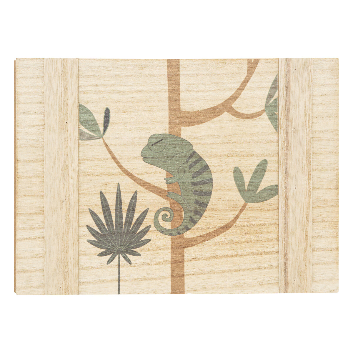 Juego de 3 cajas infantiles "Jungla" 3 piezas Beige