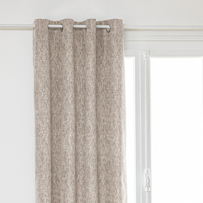 Cortina opaca beige, 140x260 cm